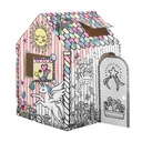 Kartonnen speelhuis XL Eenhoorn Bankers Box Play inkleurbaar