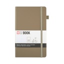 Carnet de notes Sakura Large 130x210mm ligné couverture rigide cendre