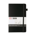 Carnet de notes Sakura Pocket 130x210mm ligné couverture rigide cendre