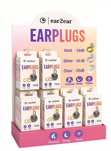 Bouchon d'oreille ear2ear 26dB assorti