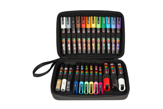 Marqueur peinture Uni POSCA assorti coffret 24 pièces