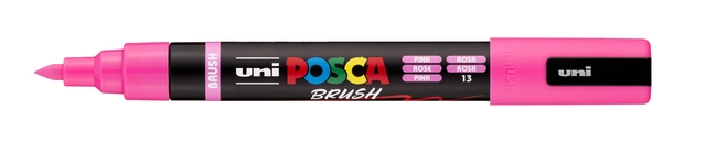 Marqueur peinture Uni POSCA PC-5BR pointe pinceau Medium rose