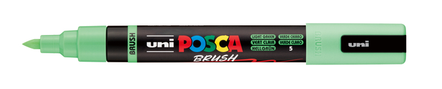 Marqueur peinture Uni POSCA PC-5BR pointe pinceau Medium vert clair