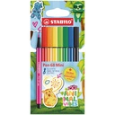Feutre STABILO Pen 68 mini Animal Vibes assorti blister 8 pièces