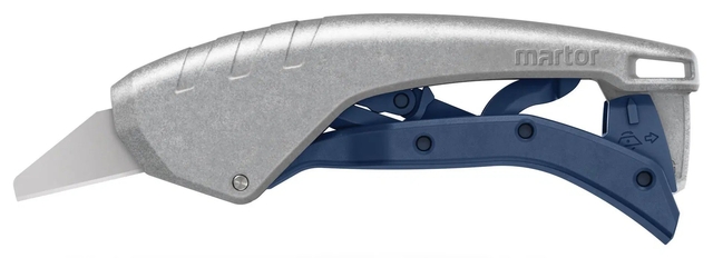 Couteau de sécurité Martor Secunorm 610 XDR Trapézoïdale 32mm argent