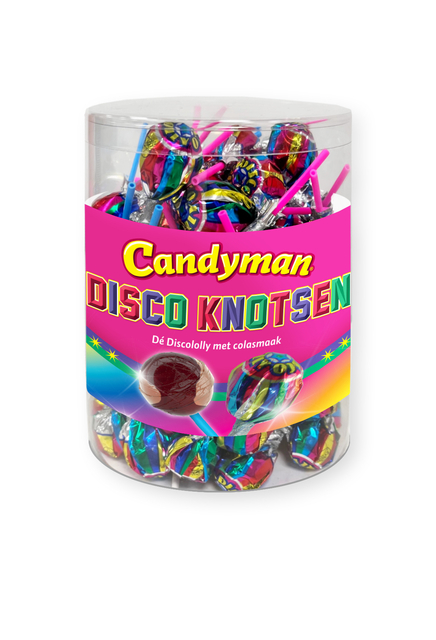 Sucette Candyman Disco Knotsen 100 pièces