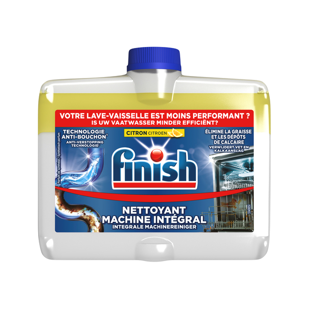 Nettoyant pour lave-vaisselle Finish citron 250ml