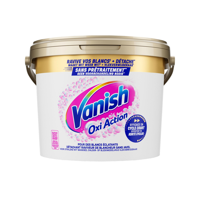 Booster de lessive Vanish Oxi Action Whitening poudre 2700g