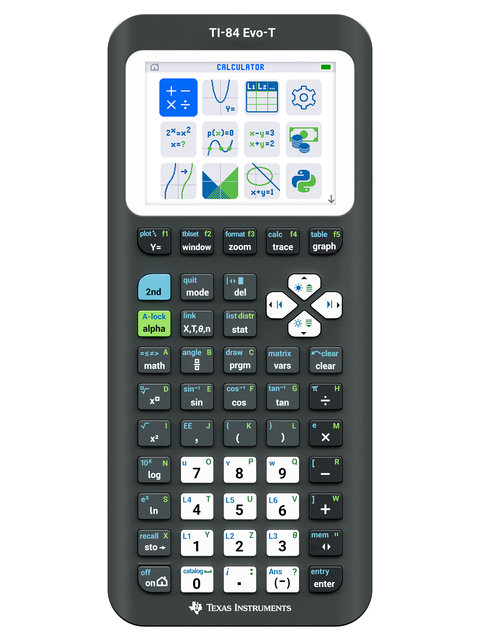 Calculatrice TI-84 Evo-T noir