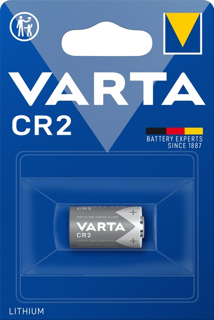 Pile VARTA Cylindre 1x CR2 lithium