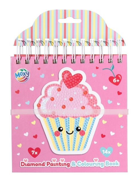Livre de coloriage Moxy Diamondpainting 16x16cm