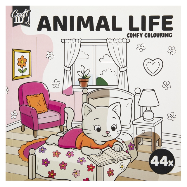 Livre de coloriage Craft ID Cute & Comfy 20x20cm 4 pièces assorti