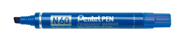 Marqueur Pentel biseau 1,2-6mm bleu