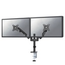Bras 2 écrans Neomounts DS70-750BL2 noir