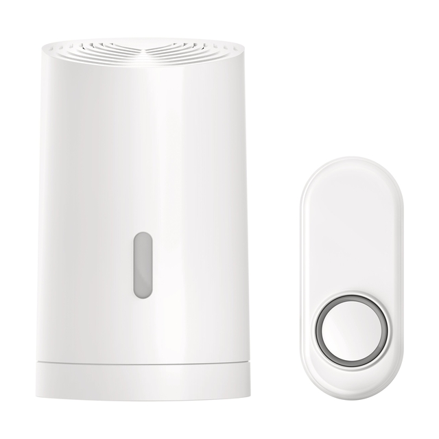 Kit sonnette sans fil KlikAanKlikUit ACDB-9000AC blanc