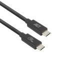 Câble ACT USB-C 4.0 20Gbps Thunderbolt3 2m