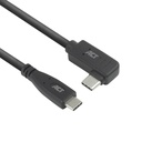 Câble ACT USB-C standard USB-C coudé 10 Gbps 2m