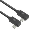 Kabel ACT USB-C hoek links/rechts 10Gbps 2m