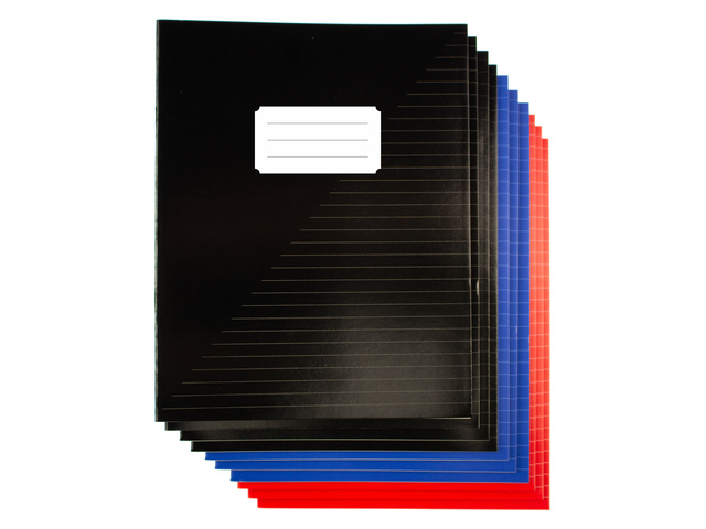 Cahier Kangaro A5 ligné 160 pages 60g assorti lot 5 pièces