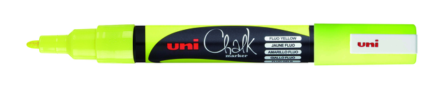 Marqueur craie Uni-Ball Chalk ogive 0,9-1,3mm jaune fluo