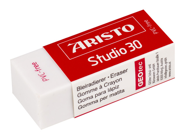 Gomme Aristo Studio 30 blanc