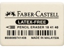 Gomme Faber Castell 7041 34x26x8mm blanc