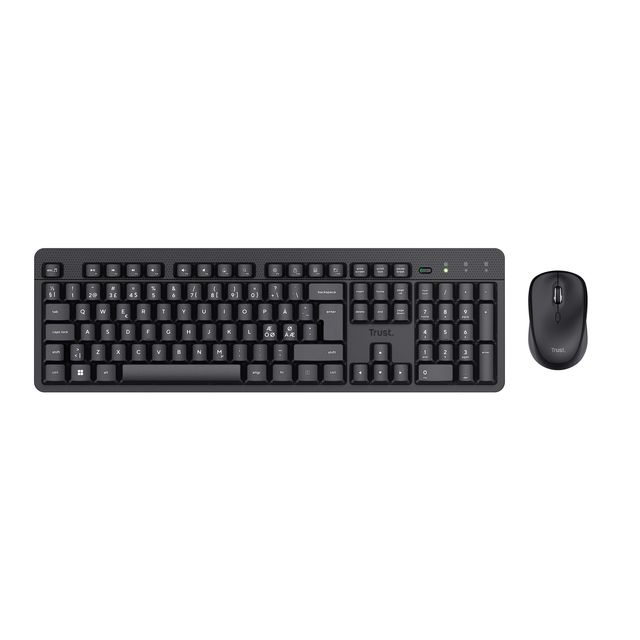 Clavier et souris Trust TKM-360 sans fil noir QWERTY