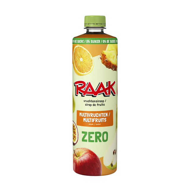 Sirop RAAK multifruits sans sucre 750ml