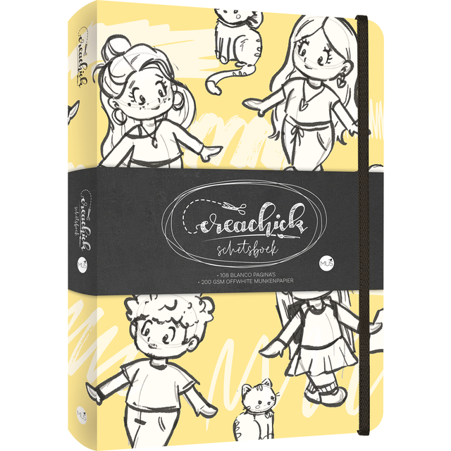 Carnet de croquis CreaChick Yellow