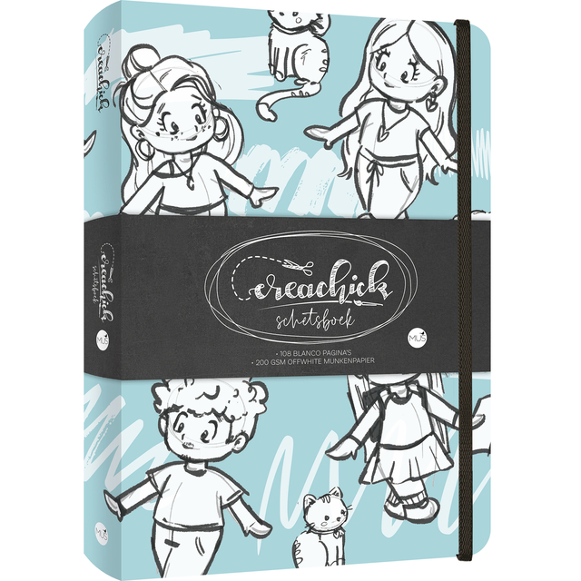Carnet de croquis CreaChick Blue