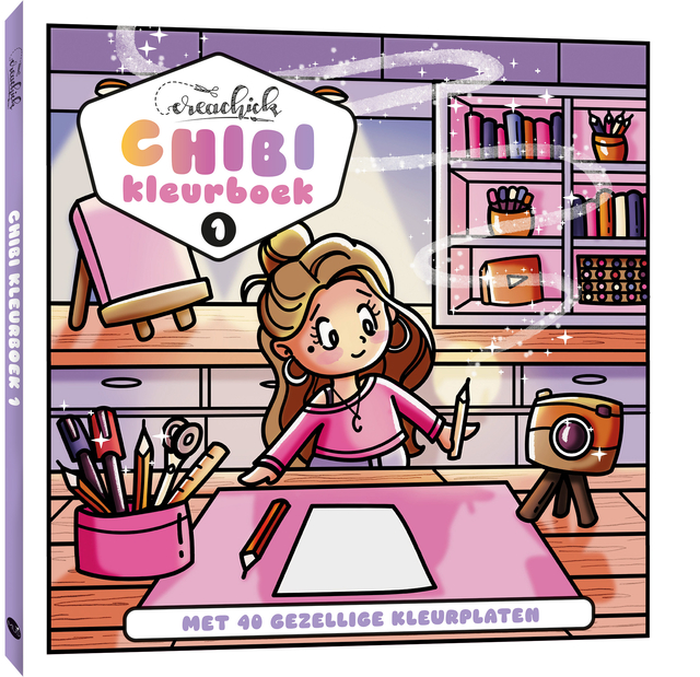Livre de coloriage CreaChick Chibi
