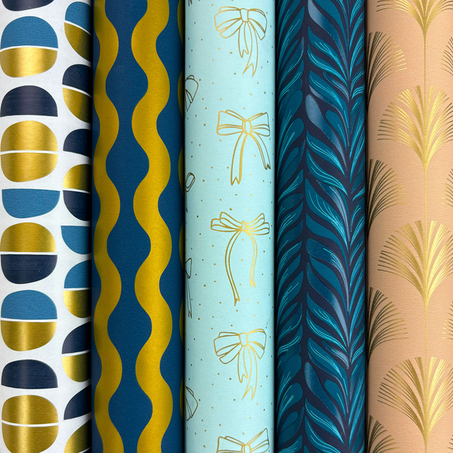 Inpakpapier Rotolux Suzanne 200x70cm assorti