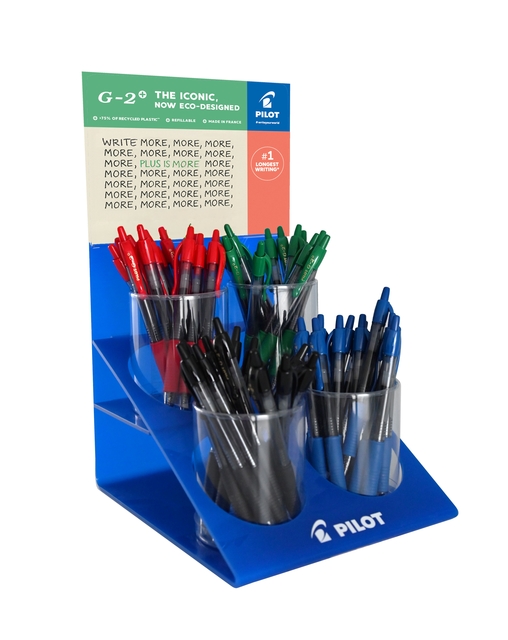 Gelschrijver PILOT BL-G2 Plus medium assorti display à 48 stuks