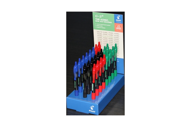 Gelschrijver PILOT BL-G2 Plus medium assorti display à 24 stuks