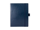 Carnet de notes Multo Hannibal A5 bleu similicuir