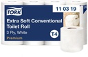 Papier toilette Tork T4 Premium 110319 3 épaisseurs 56x 155 feuilles blanc