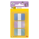 Onglet Post-it 686-3COAST 25,4x38,1mm Strong 36 onglets