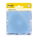 Bloc-mémos Post-it 3M 73x73mm bleu transparent