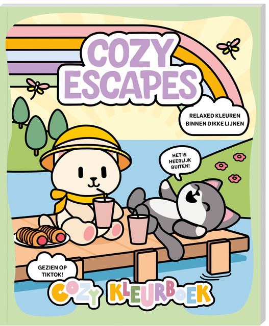 Livre de coloriage Cozy Escapes