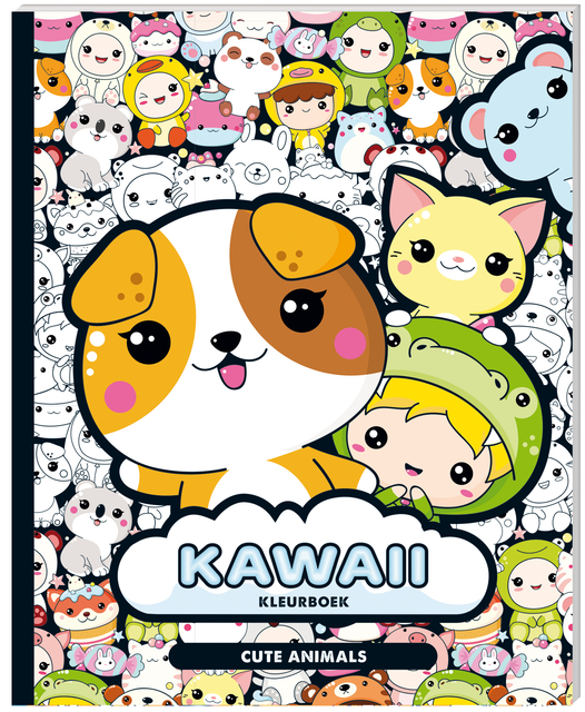 Livre de coloriage Kawaii Cute Animals