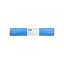 Sac poubelle Hynex 70x110cm LDPE recyclé T60 120L bleu rouleau 20 pièces