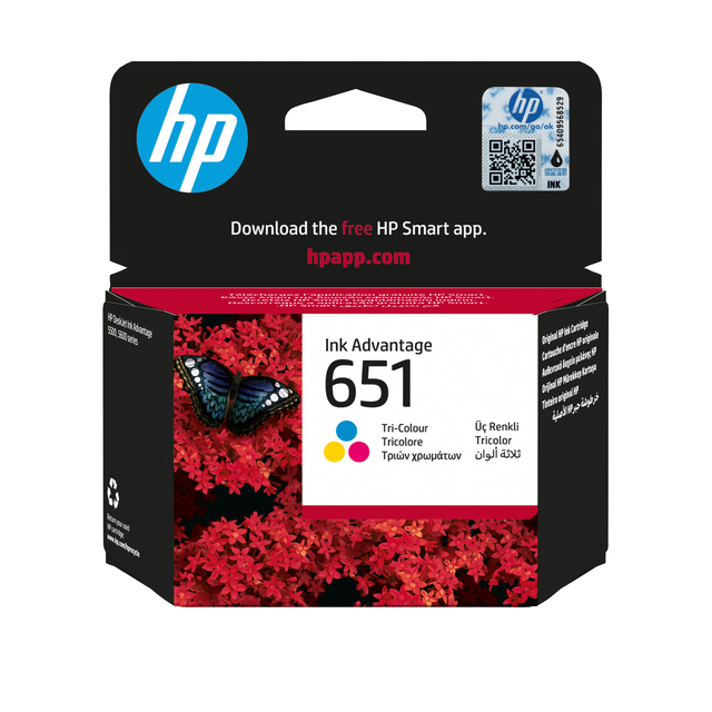 Cartouche d'encre HP CP11A 651 couleur