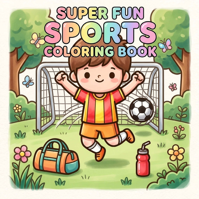 Livre de coloriage Ultimate Sports