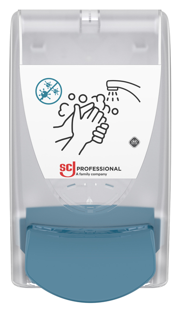 Distributeur savon CCJ Proline Cleane Antimicrobien 1L transparent