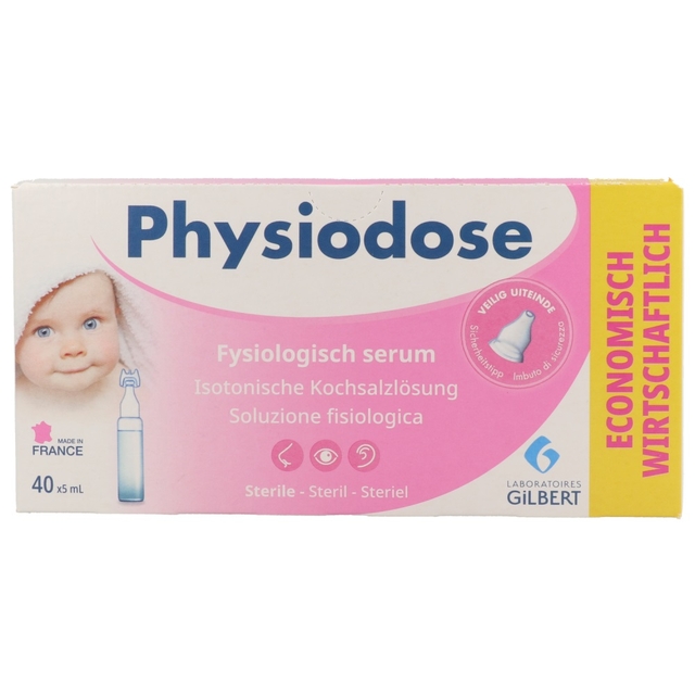 Sérum physiologique 40x 5ml