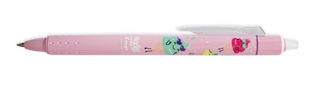 Roller PILOT FriXion clicker Pool Party Medium rose clair