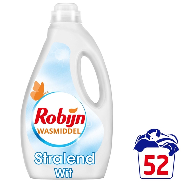 Lessive liquide Robijn 2,6L Blanc éclatant 52 lavages