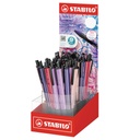 Stylo bille STABILO pointball Wildflower Medium assorti