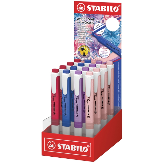 Surligneur STABILO swing cool Wildflower assorti