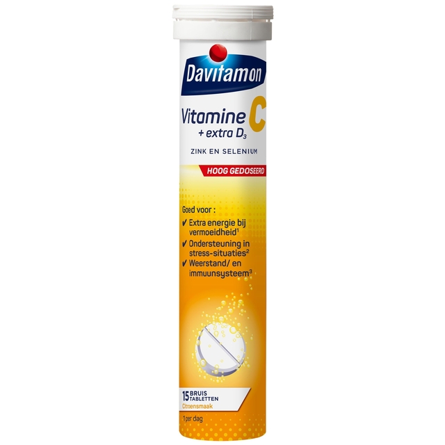 Vitamine C 600 Plus Davitamon 15 comprimés